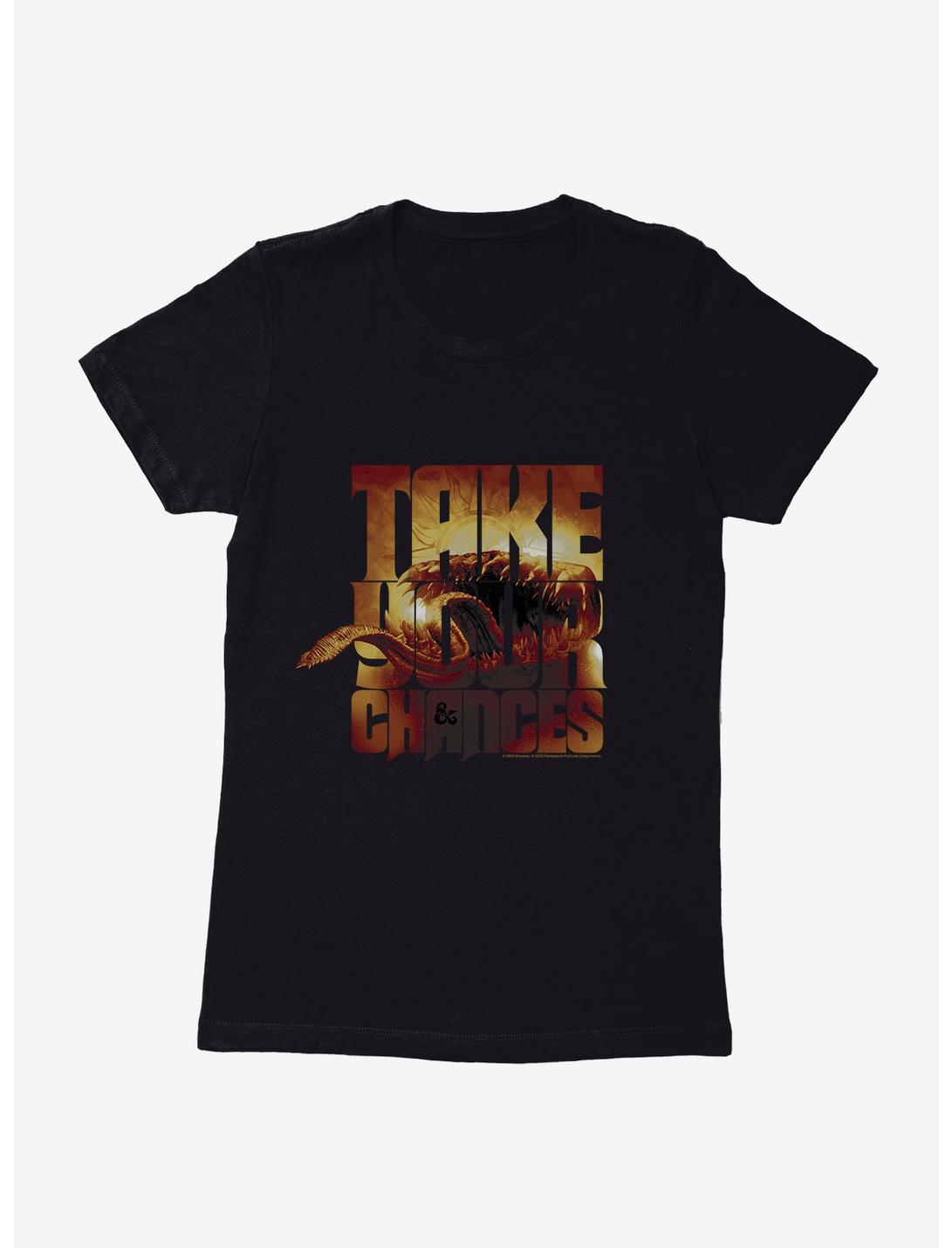 Dungeons & Dragons: Honor Among Thieves Take Your Chances Womens T-Shirt, BLACK, hi-res