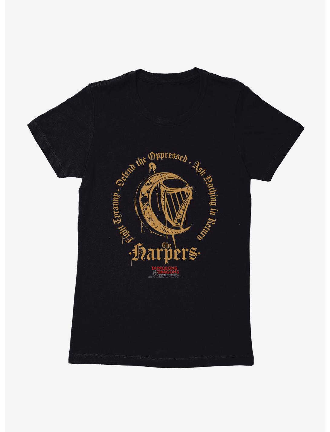 Dungeons & Dragons: Honor Among Thieves The Harpers Organization Womens T-Shirt, BLACK, hi-res