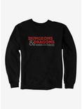 Dungeons & Dragons: Honor Among Thieves Movie Title Logo Sweatshirt, BLACK, hi-res