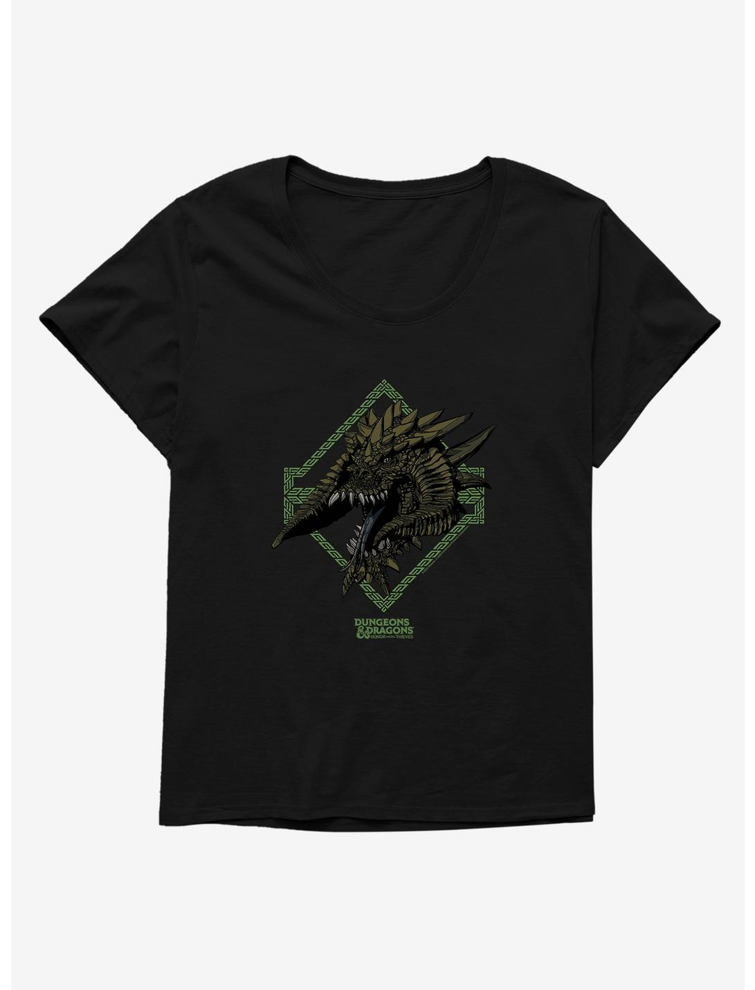 Dungeons & Dragons: Honor Among Thieves Black Dragon Womens T-Shirt Plus Size, BLACK, hi-res