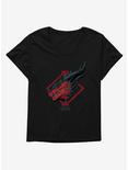 Dungeons & Dragons: Honor Among Thieves Red Dragon Profile Womens T-Shirt Plus Size, BLACK, hi-res