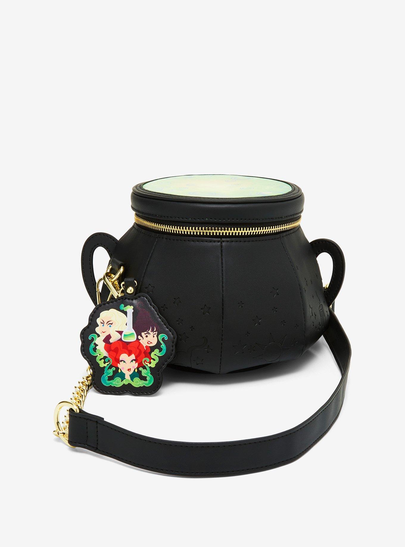 Loungefly Disney Hocus Pocus Glow-In-The-Dark Cauldron Crossbody Bag, , hi-res