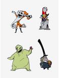 Loungefly The Nightmare Before Christmas Character Enamel Pin Set, , hi-res