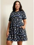 Her Universe Star Wars Spaceships T-Shirt Dress Plus Size Her Universe Exclusive, MULTI, hi-res