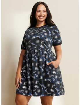 Her Universe Star Wars Spaceships T-Shirt Dress Plus Size Her Universe Exclusive, , hi-res