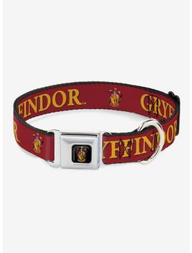 Harry Potter Gryffindor Crest Seatbelt Buckle Dog Collar, , hi-res
