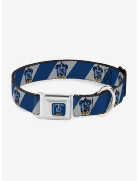 Harry Potter Ravenclaw Crest Diagonal Seatbelt Buckle Dog Collar, , hi-res