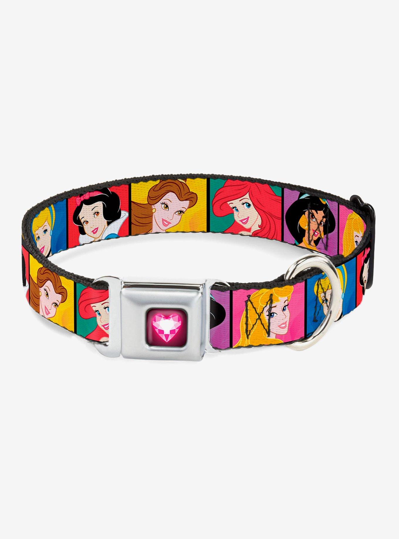 Disney Princess Blocks Seatbelt Buckle Dog Collar, , hi-res