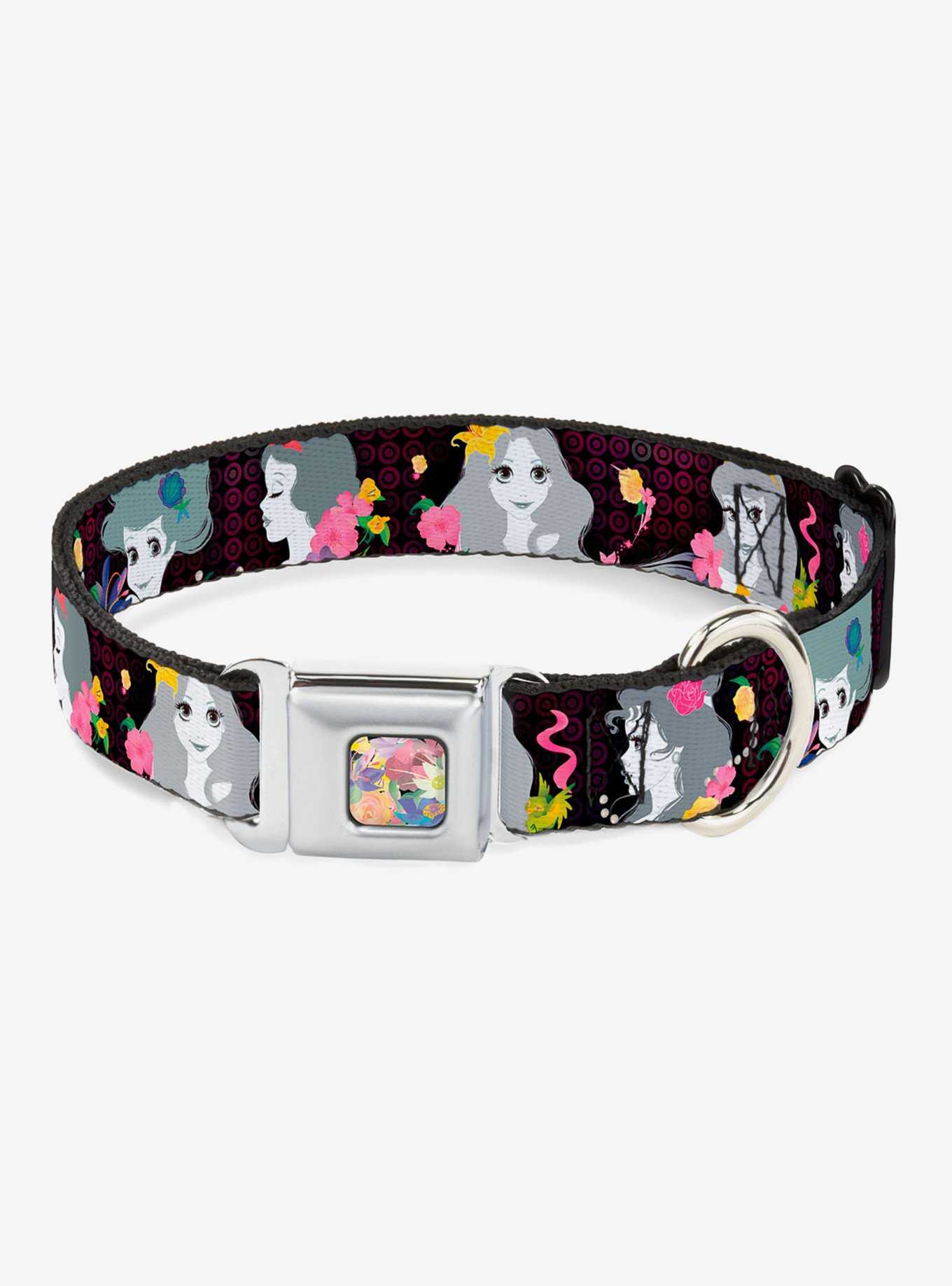 Disney Princess Silhouettes Seatbelt Buckle Dog Collar, , hi-res