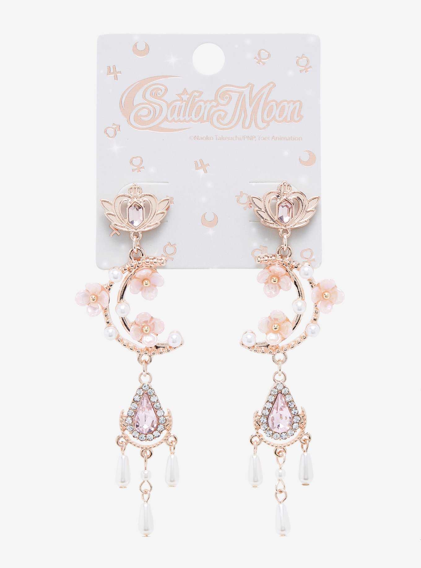 SAILOR MOON Stick-On Earrings, These are a set of 30 stick-…