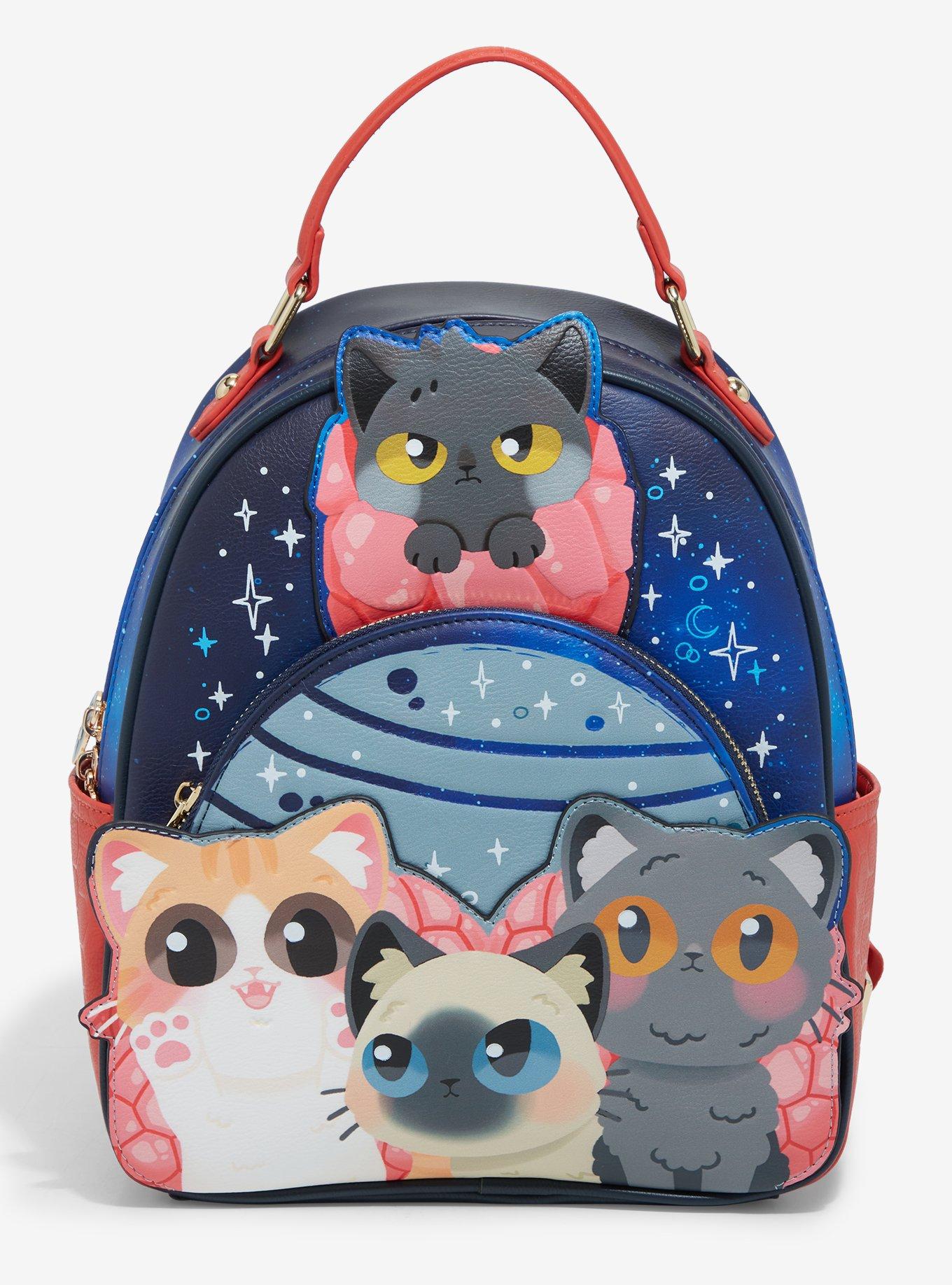 Marvel The Marvels Flerken Kittens Glow-in-the-Dark Mini Backpack - BoxLunch Exclusive, , hi-res