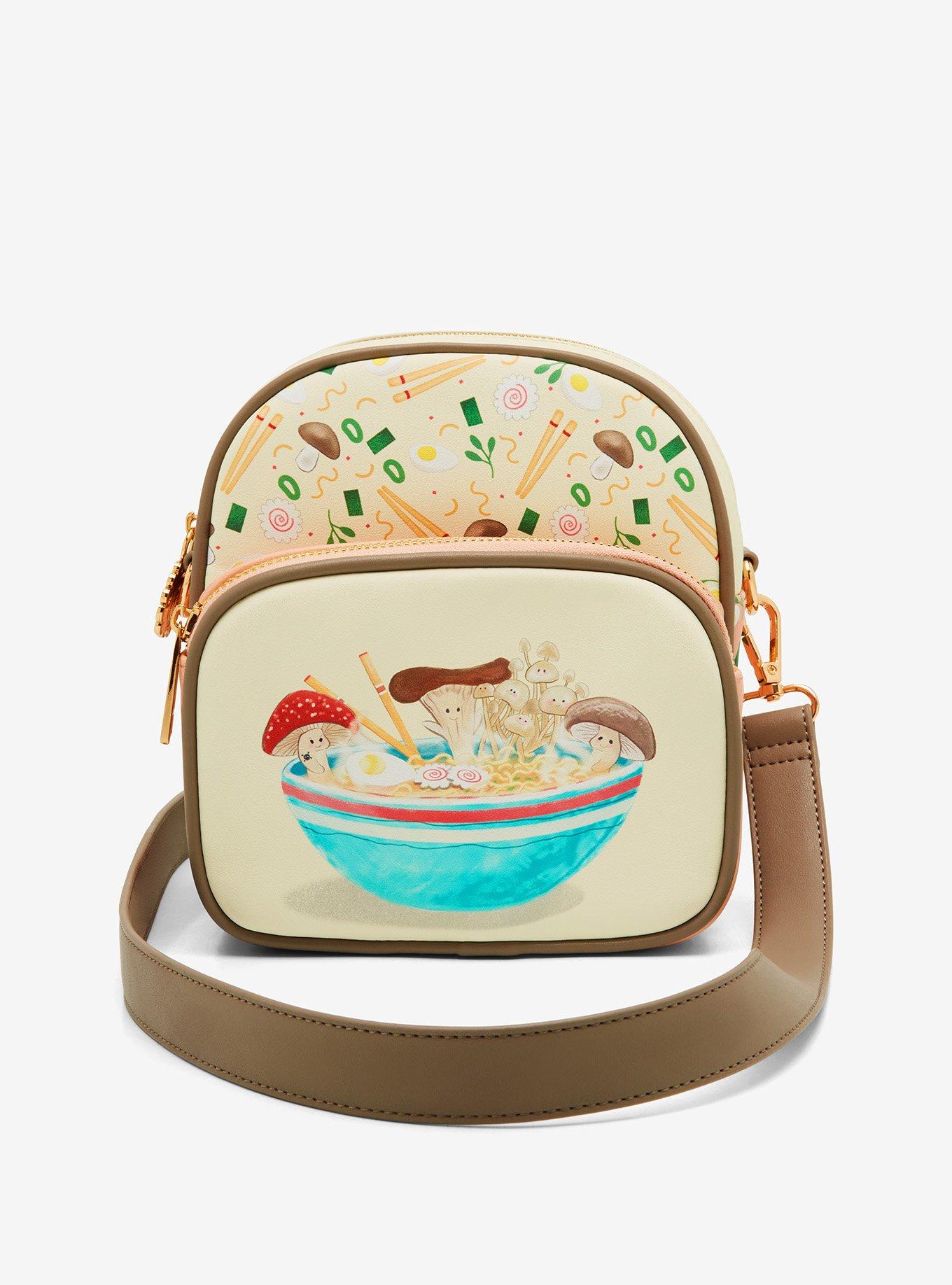 Mushroom Ramen Portrait Crossbody Bag - BoxLunch Exclusive, , hi-res