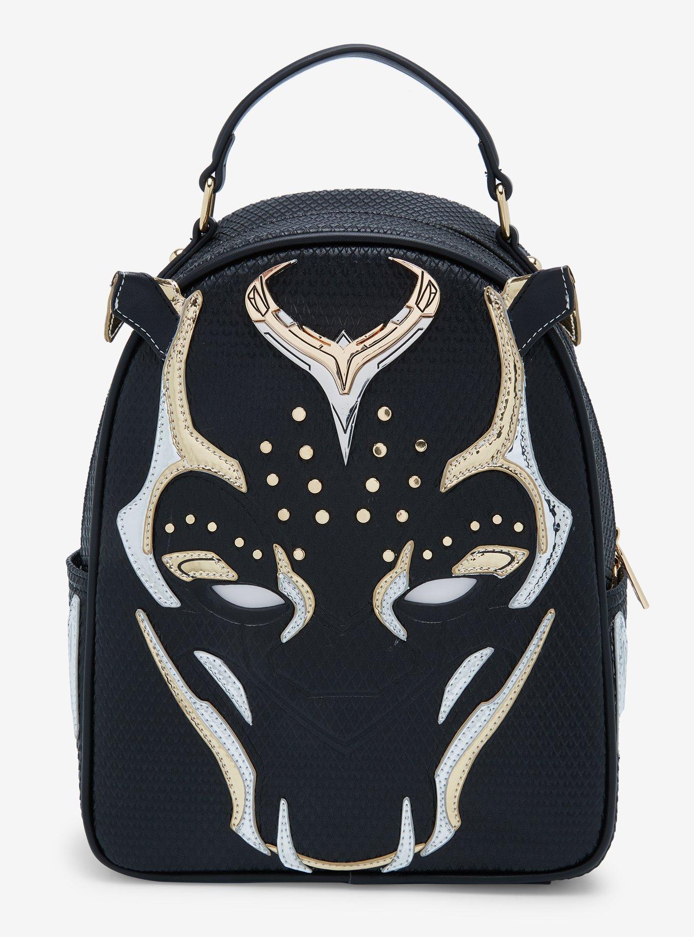 Boys Marvel Black Panther Backpack with Lunch Bag