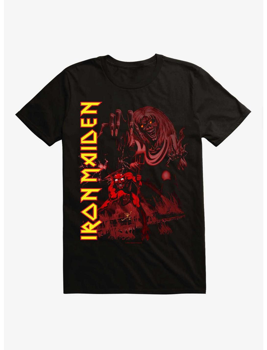 Iron Maiden The Number Of The Beast Red Cover T-Shirt, BLACK, hi-res