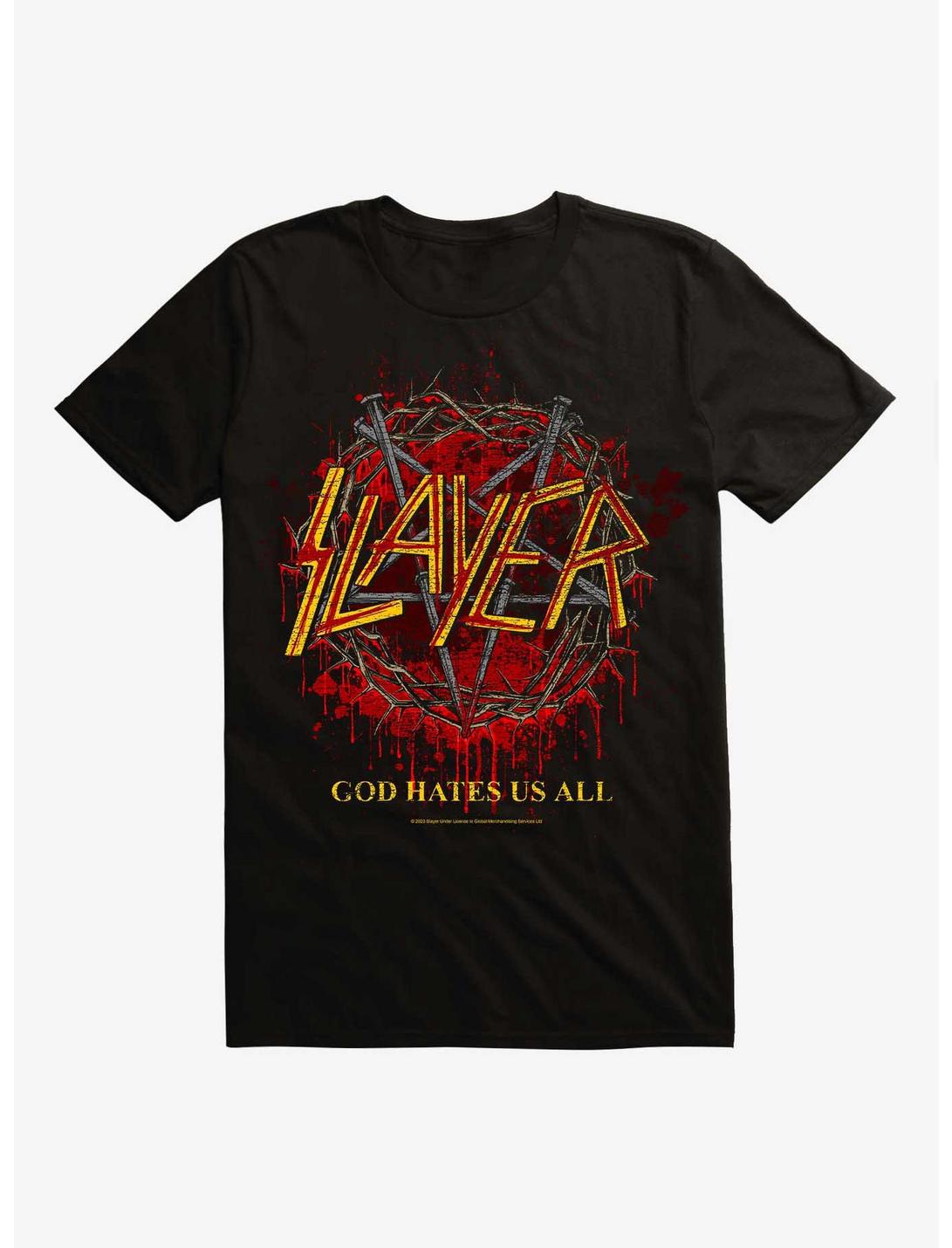 Slayer God Hates Us All T-Shirt, BLACK, hi-res