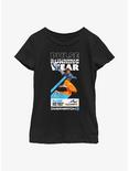 Overwatch 2 Tracer Pulse Running Wear Youth Girls T-Shirt, BLACK, hi-res