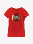 Overwatch 2 Mercy Heroes Never Die Youth Girls T-Shirt, RED, hi-res