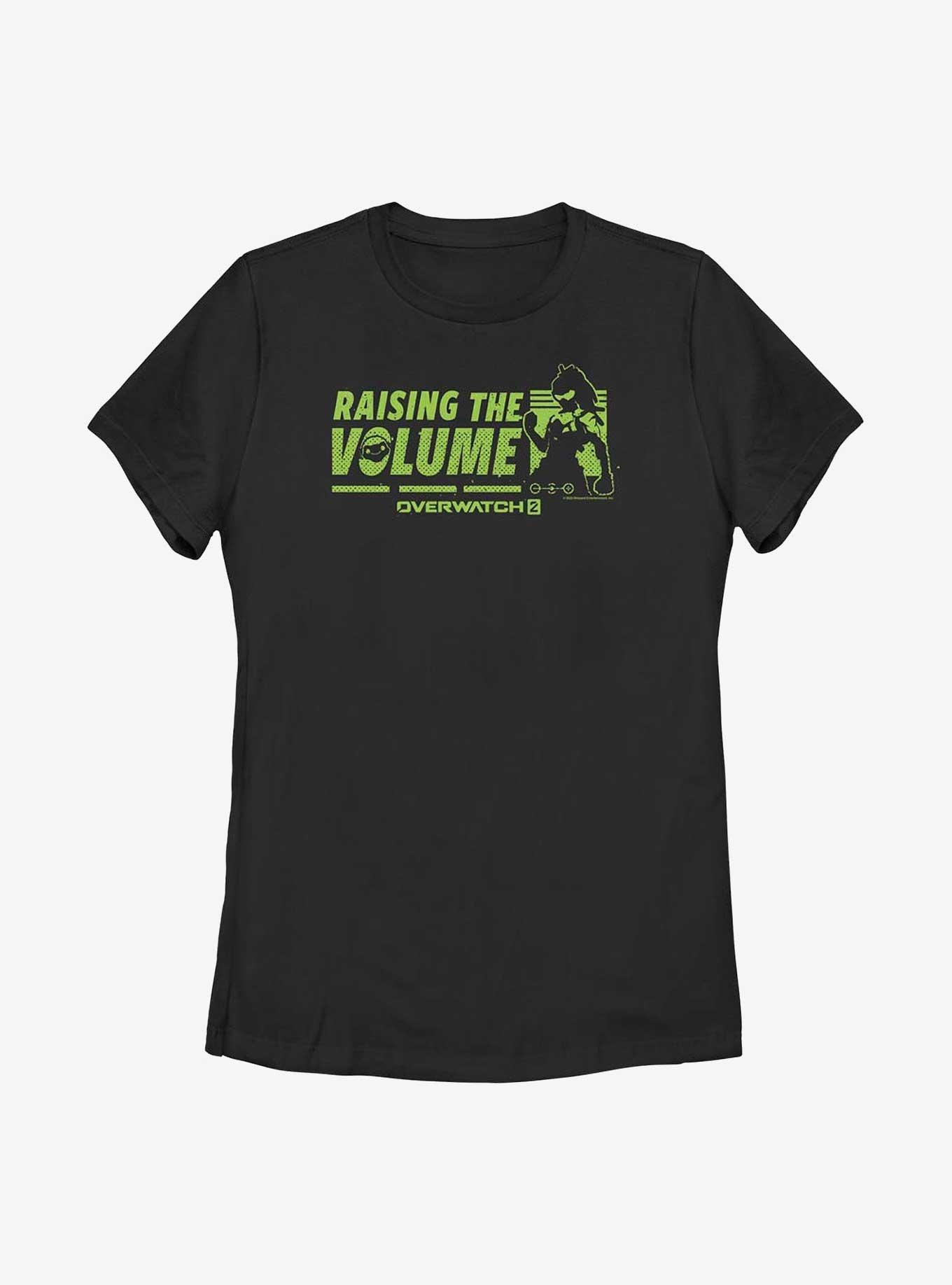 Overwatch 2 Lucio Raising The Volume Womens T-Shirt, BLACK, hi-res