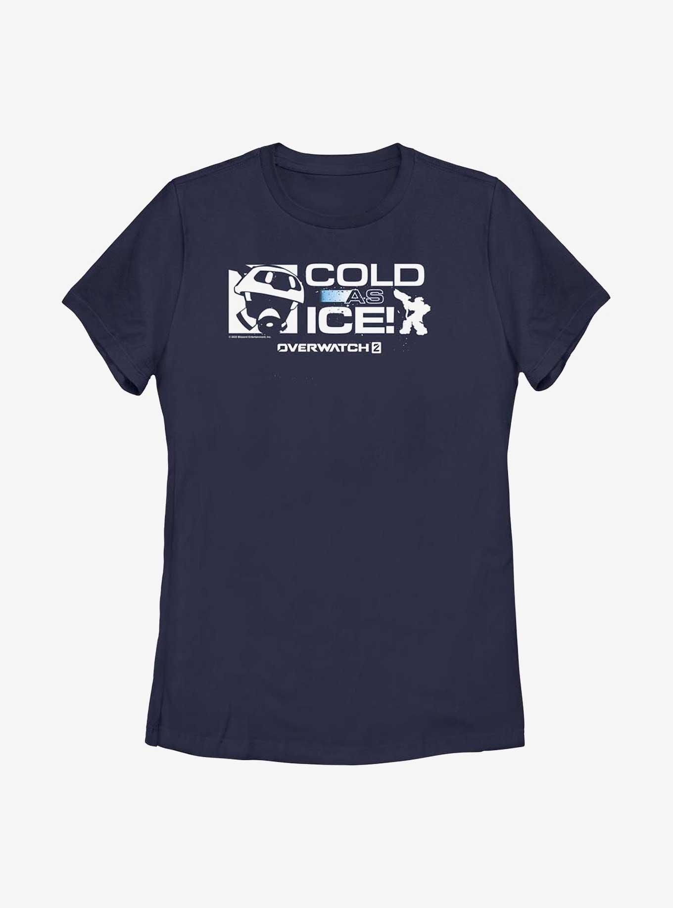 Overwatch 2 Cold As Ice Womens T-Shirt, NAVY, hi-res