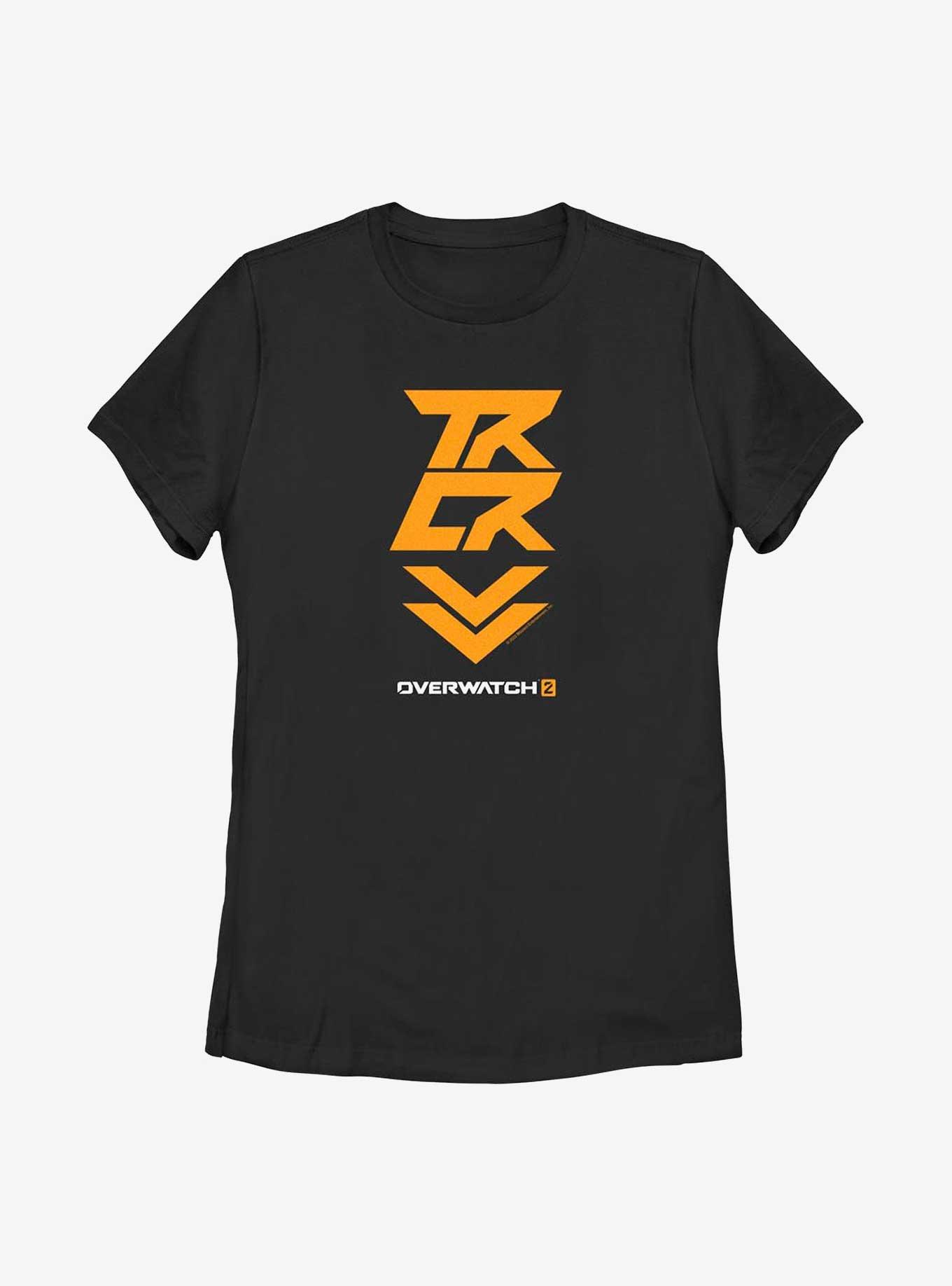 Overwatch 2 Tracer Icon Womens T-Shirt, BLACK, hi-res