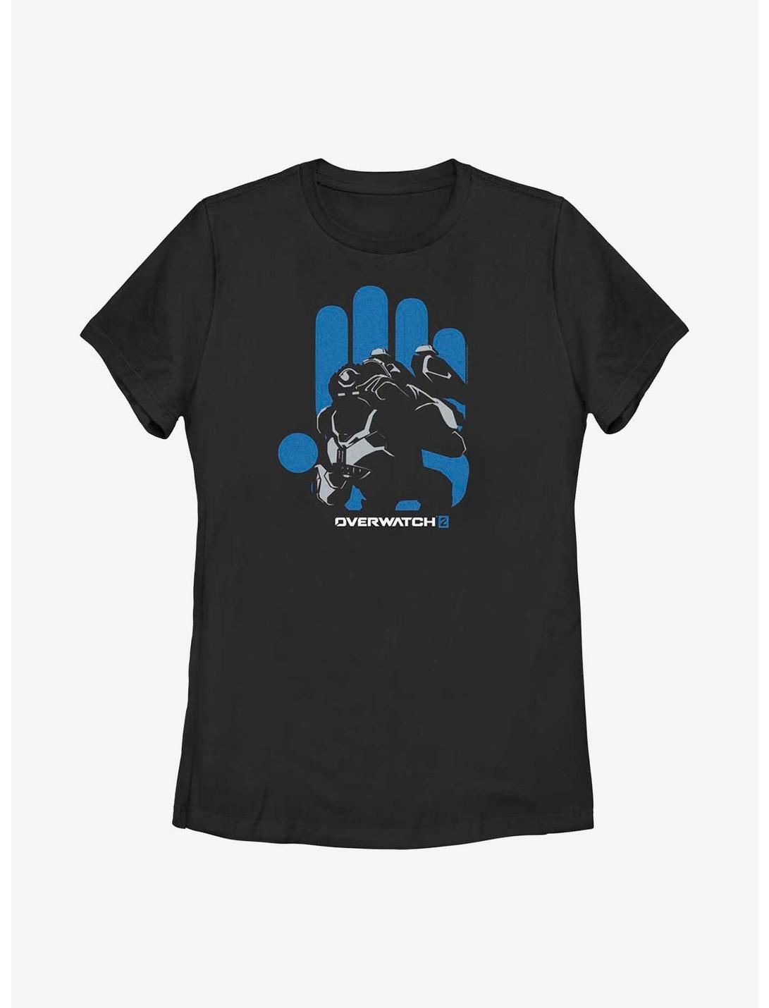 Overwatch 2 Winston Gorilla Hand Womens T-Shirt, BLACK, hi-res