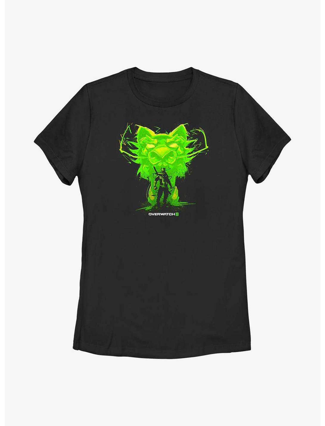 Overwatch 2 Genji Green Dragon Womens T-Shirt, BLACK, hi-res