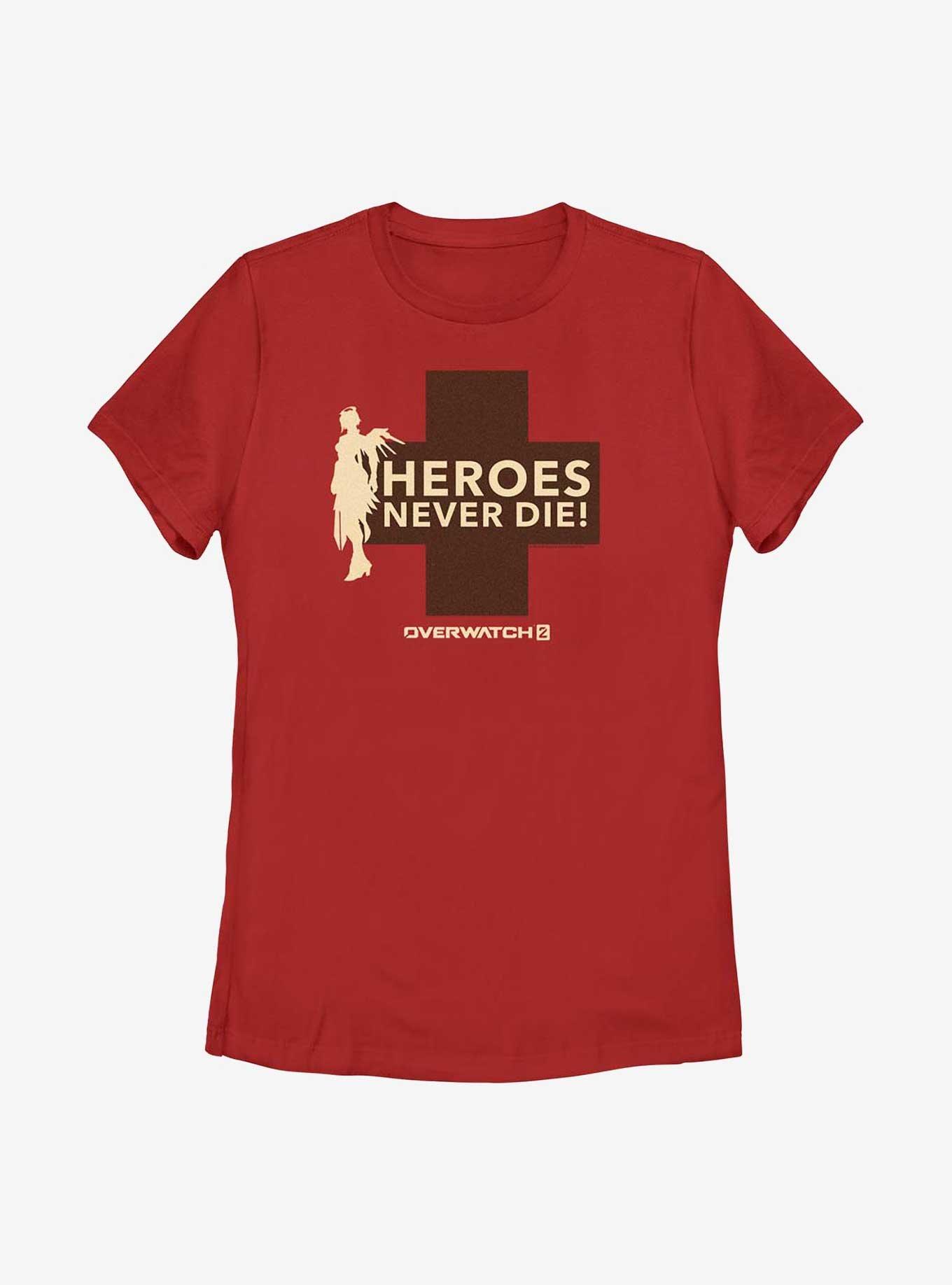 Overwatch 2 Mercy Heroes Never Die Womens T-Shirt, , hi-res