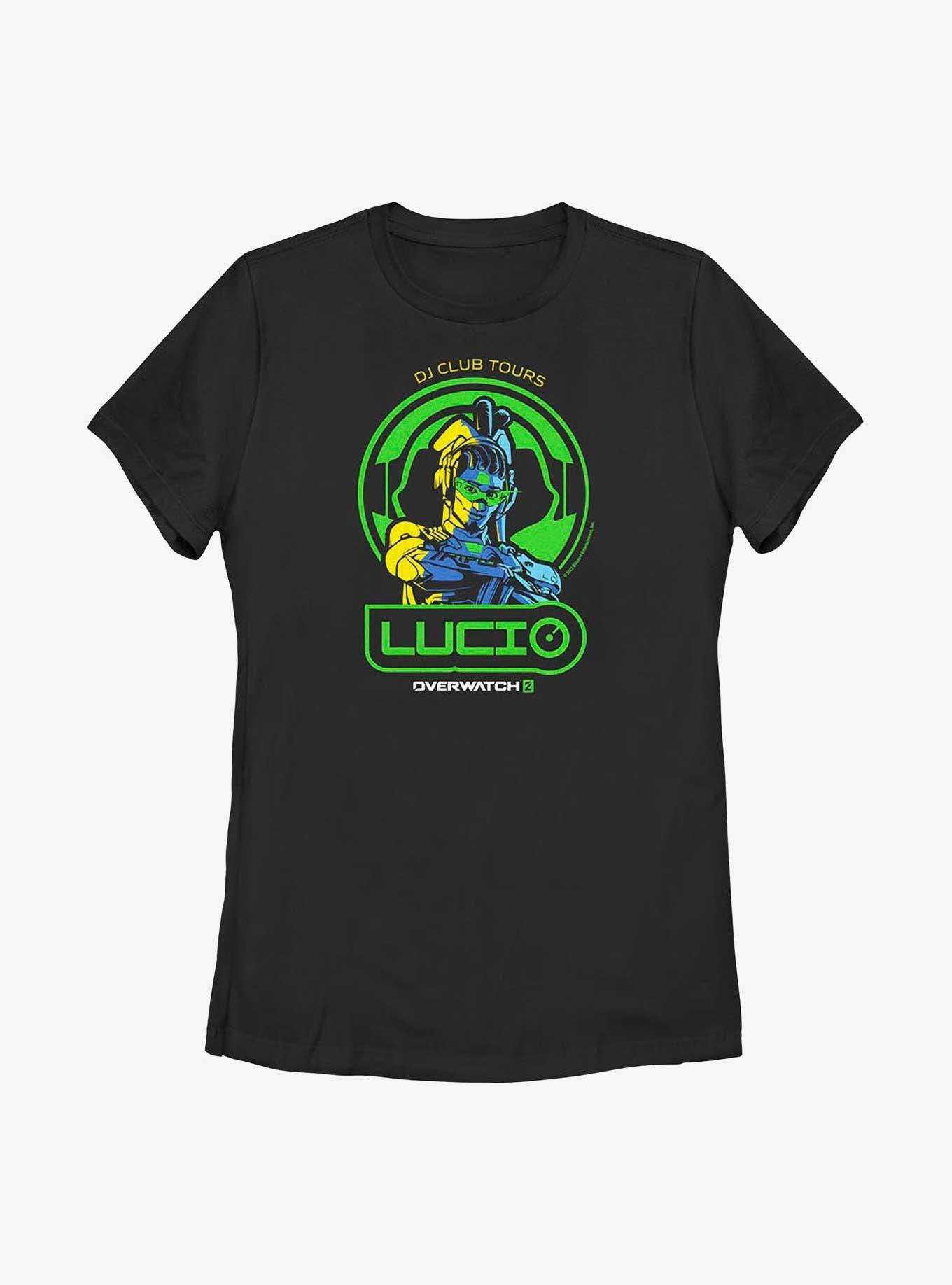 Overwatch 2 Lucio DJ Club Tours Womens T-Shirt, , hi-res