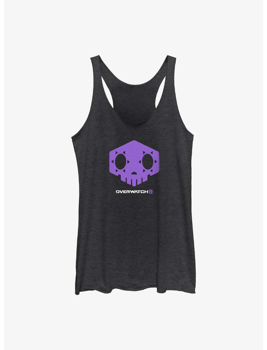 Overwatch 2 Sombra Icon Womens Tank Top, BLK HTR, hi-res