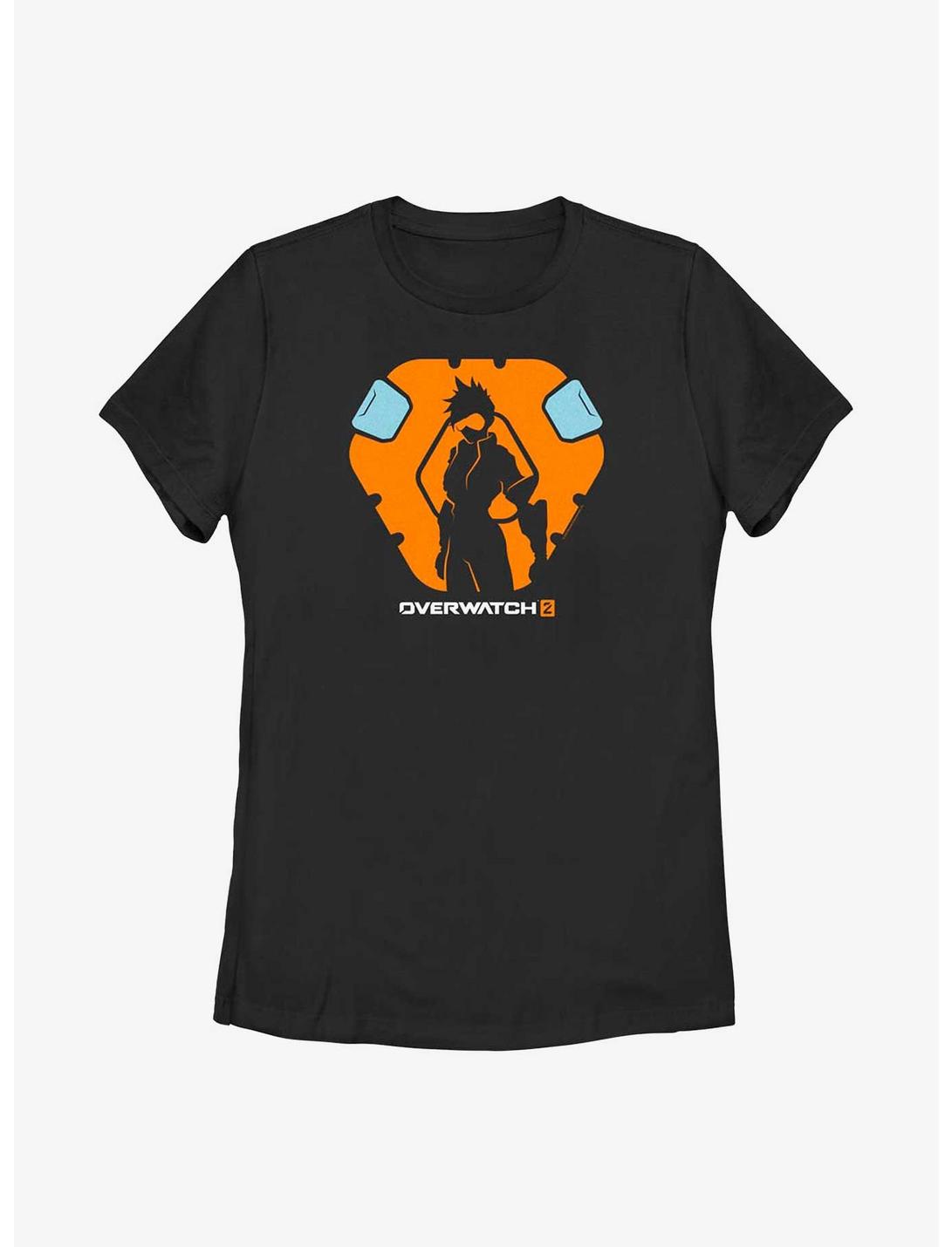 Overwatch 2 Trace Silhouette Womens T-Shirt, BLACK, hi-res