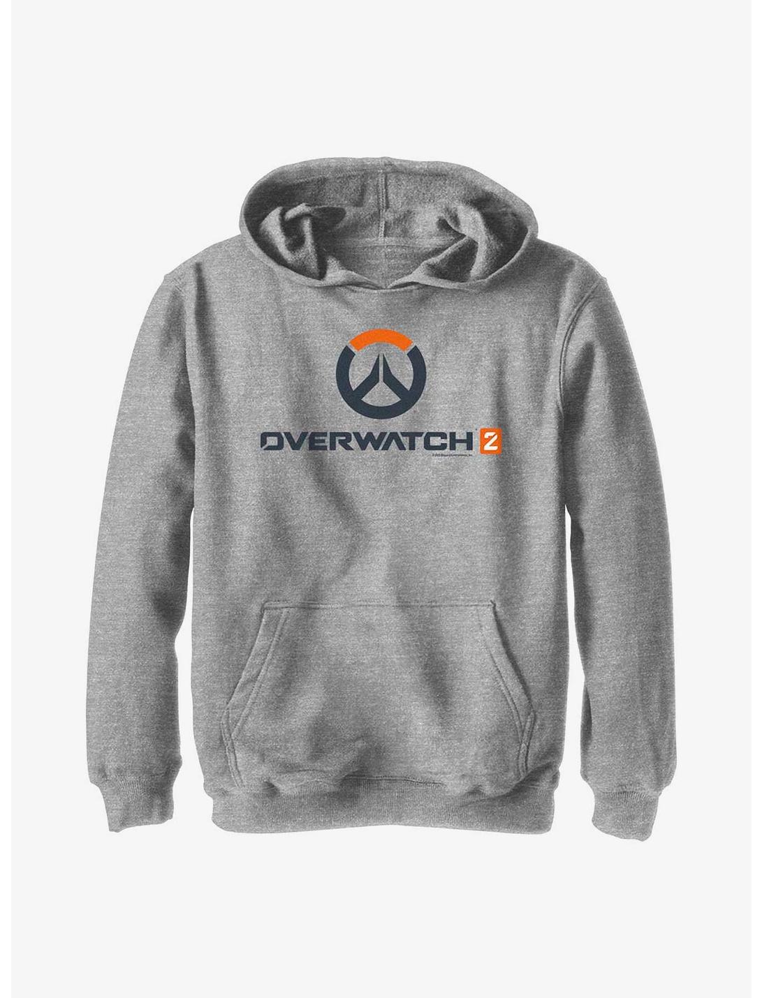Overwatch 2 Logo Youth Hoodie, ATH HTR, hi-res