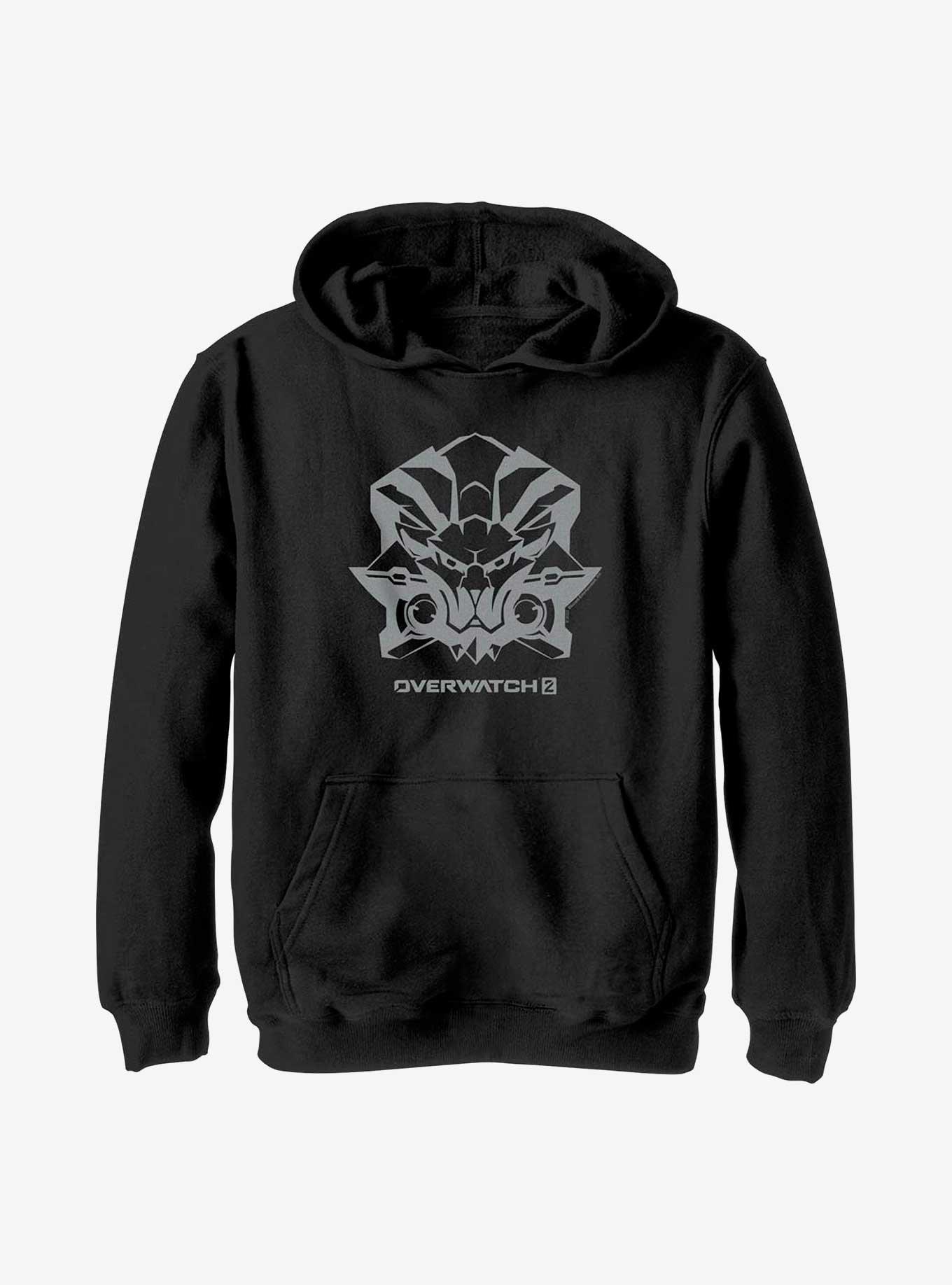 Overwatch 2 Reinhardt Icon Youth Hoodie, BLACK, hi-res