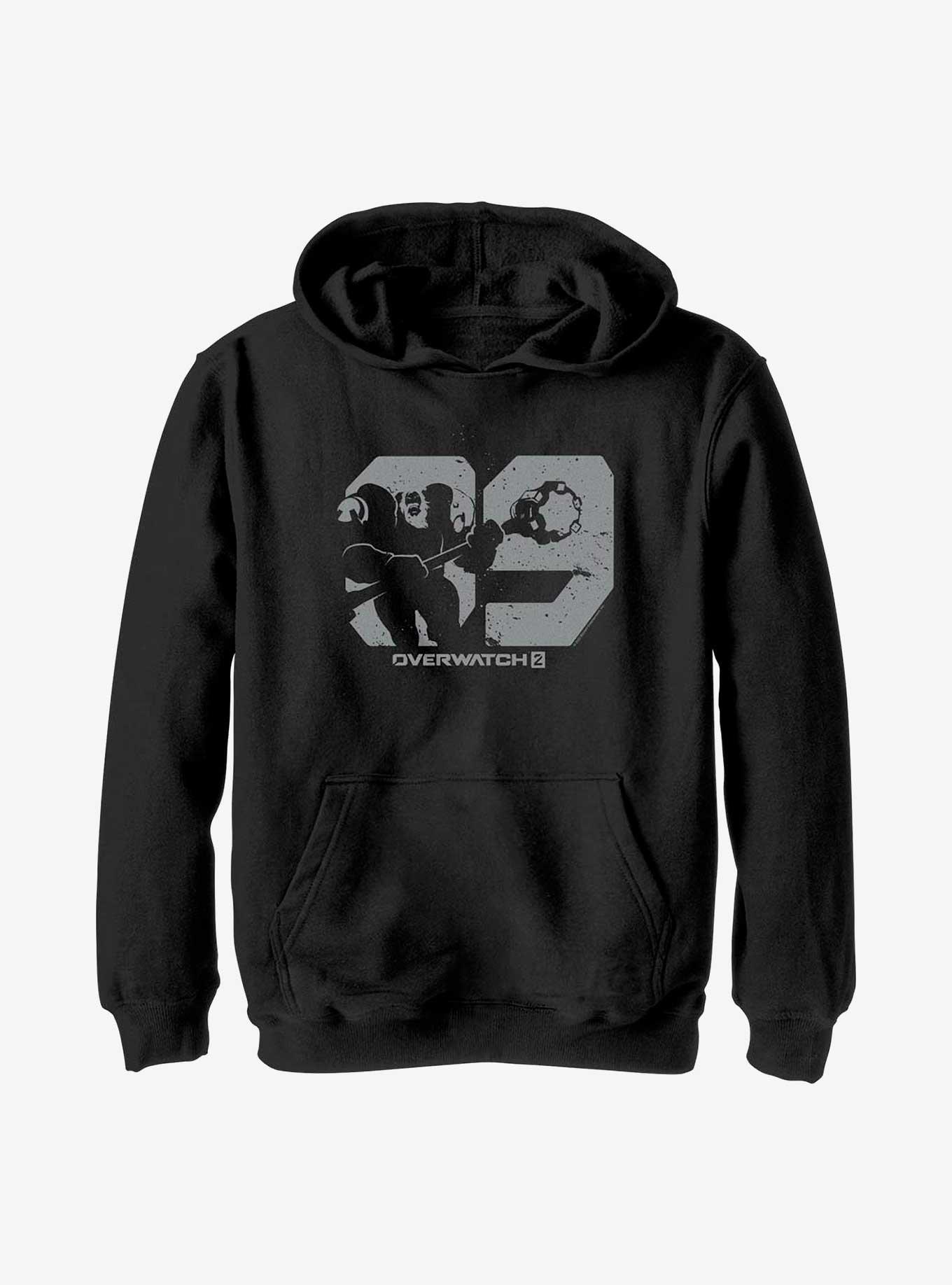 Overwatch 2 Tank Reinhardt Youth Hoodie, BLACK, hi-res