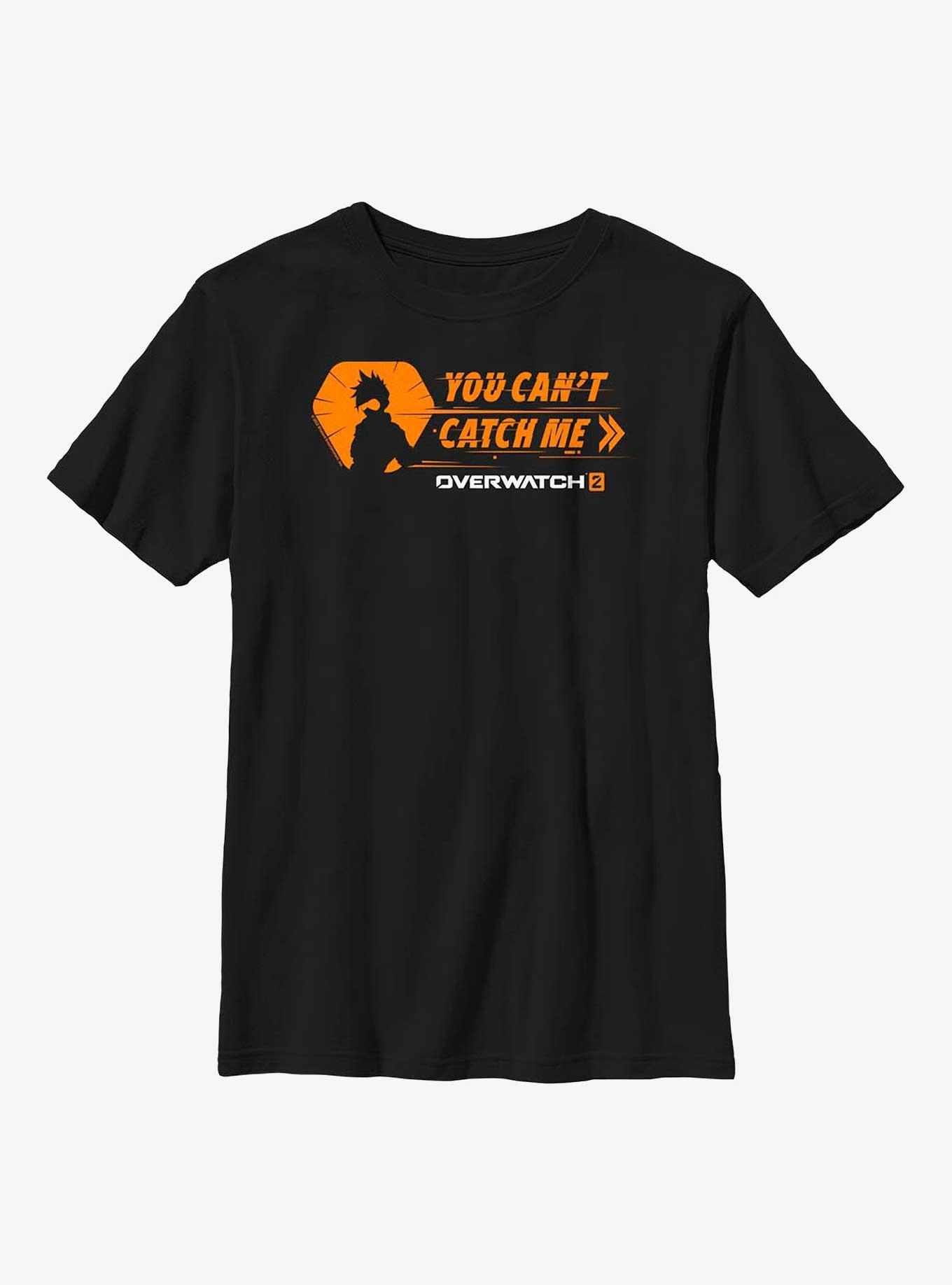 Overwatch 2 Tracer You Can't Catch Me Youth T-Shirt, , hi-res
