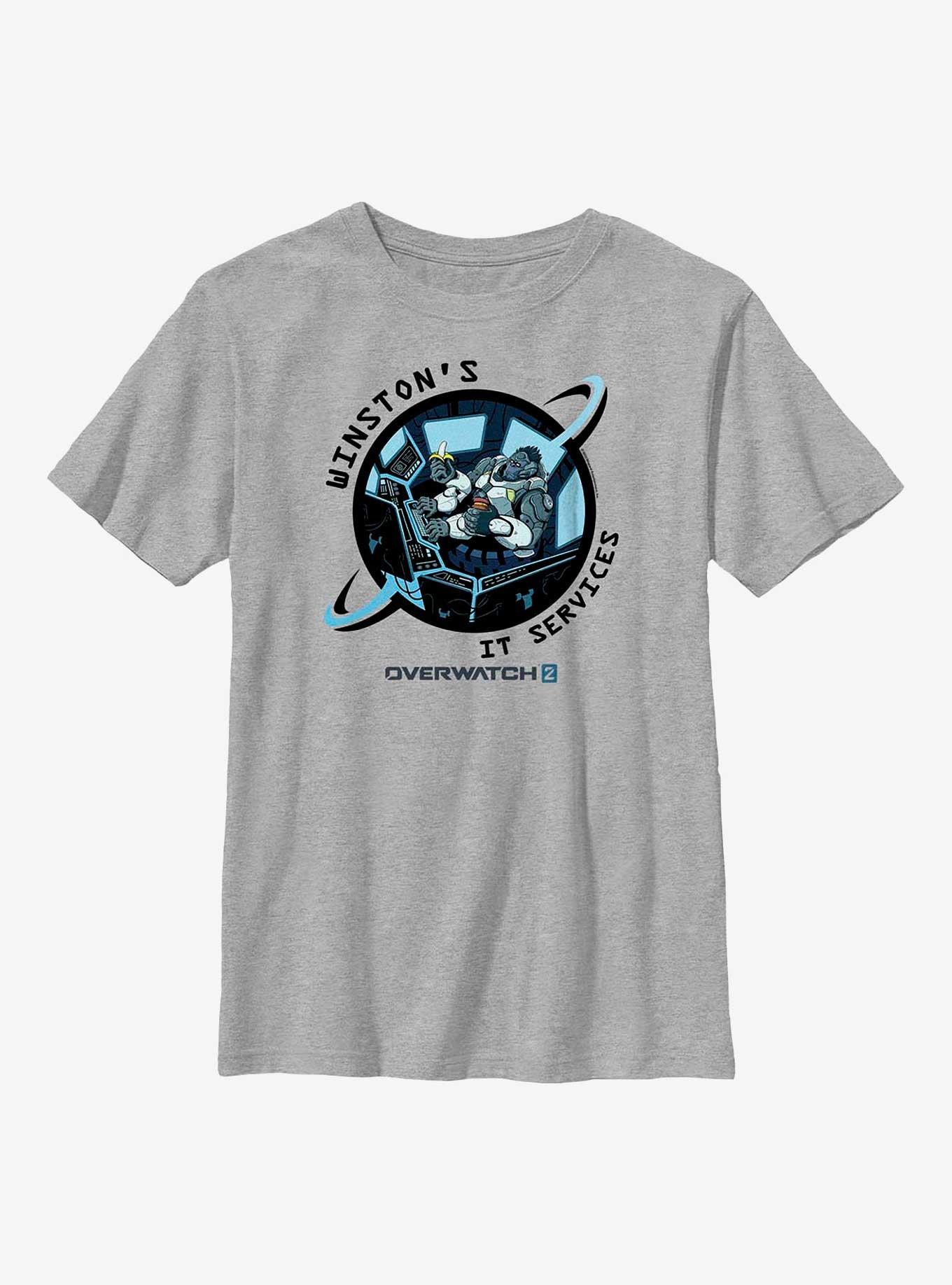 Overwatch 2 Winston's IT Services Youth T-Shirt, , hi-res