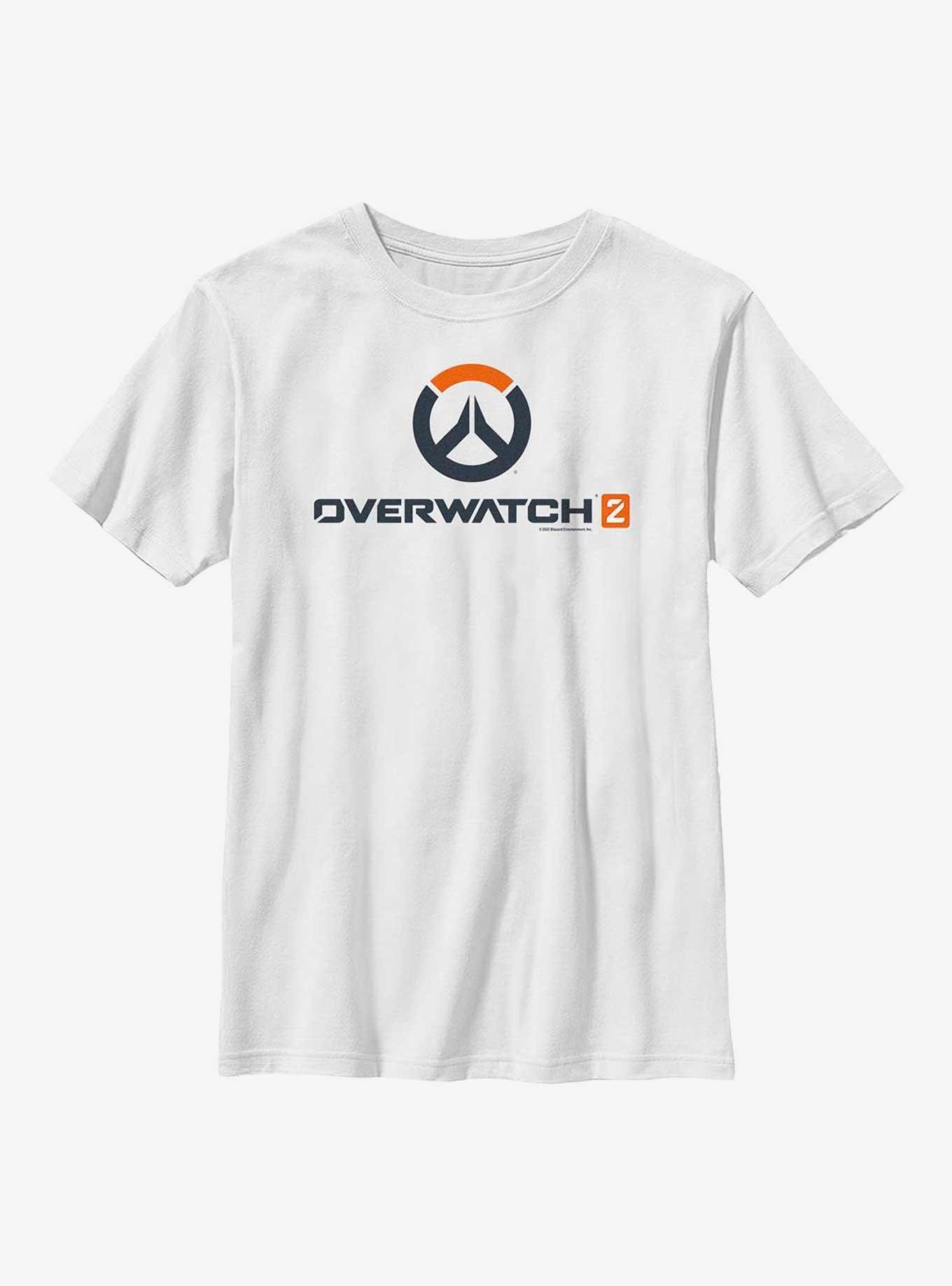 Overwatch 2 Logo Youth T-Shirt, WHITE, hi-res