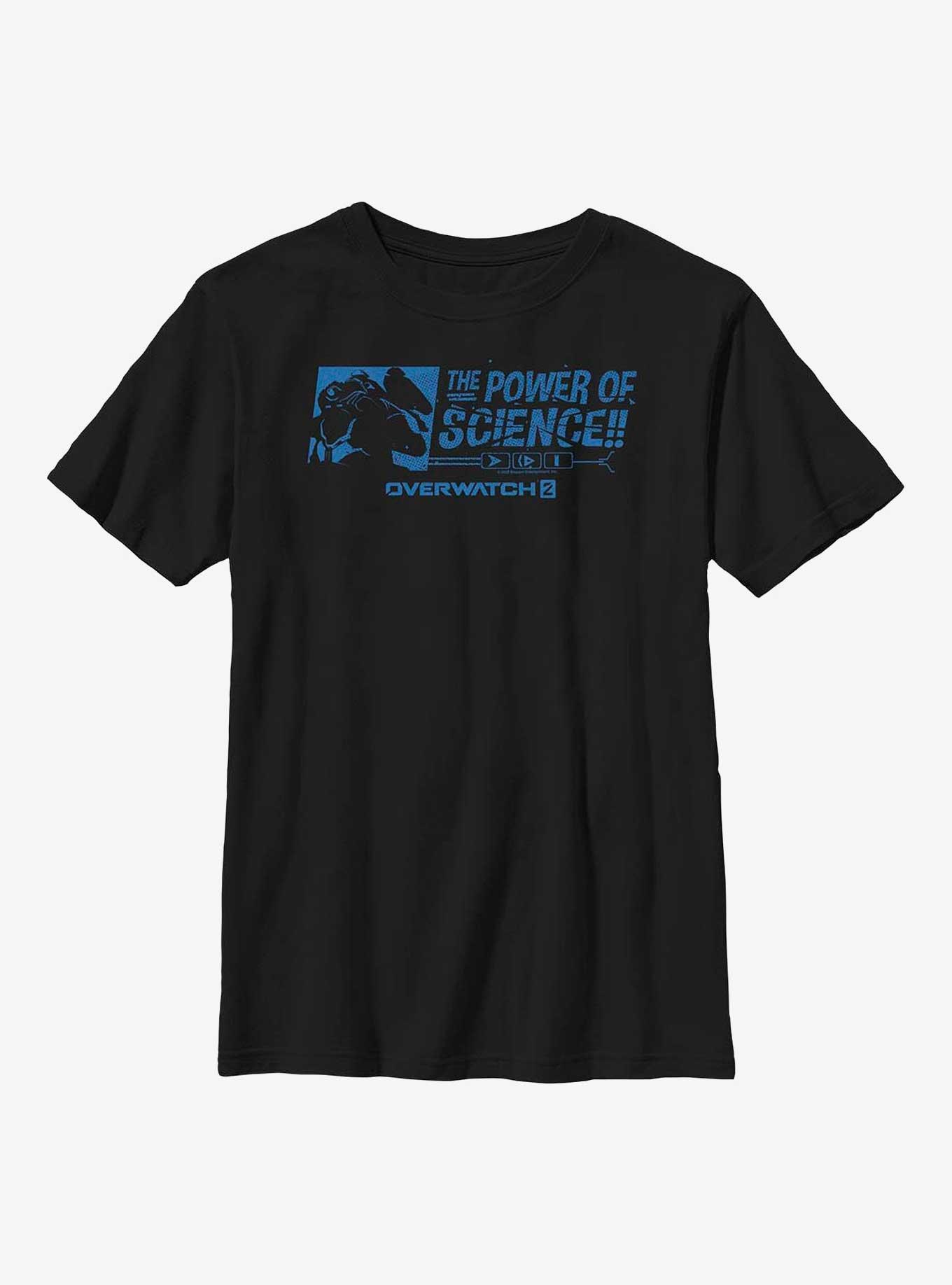 Overwatch 2 Winston The Power of Science Youth T-Shirt, BLACK, hi-res