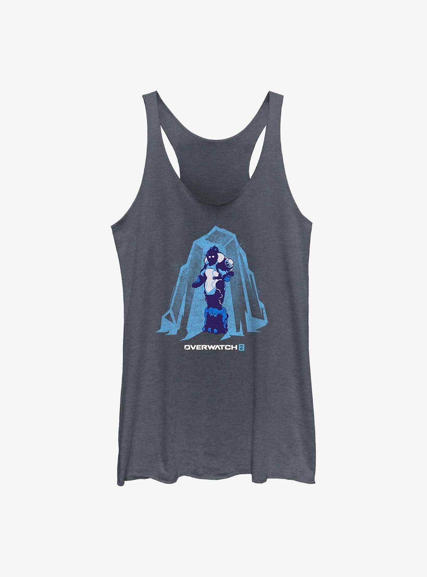 Overwatch 2 Mei Iceberg Womens Tank Top, NAVY HTR, hi-res