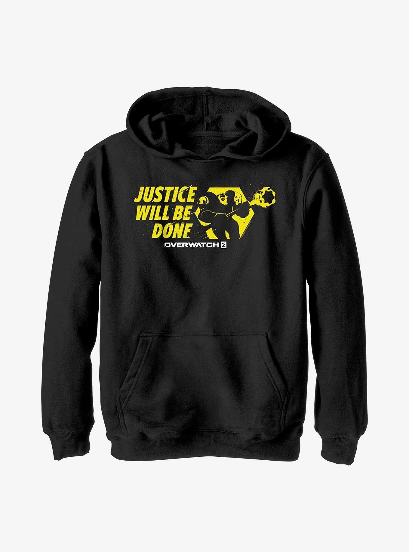 Overwatch 2 Reinhardt Justice Will Be Done Youth Hoodie, , hi-res