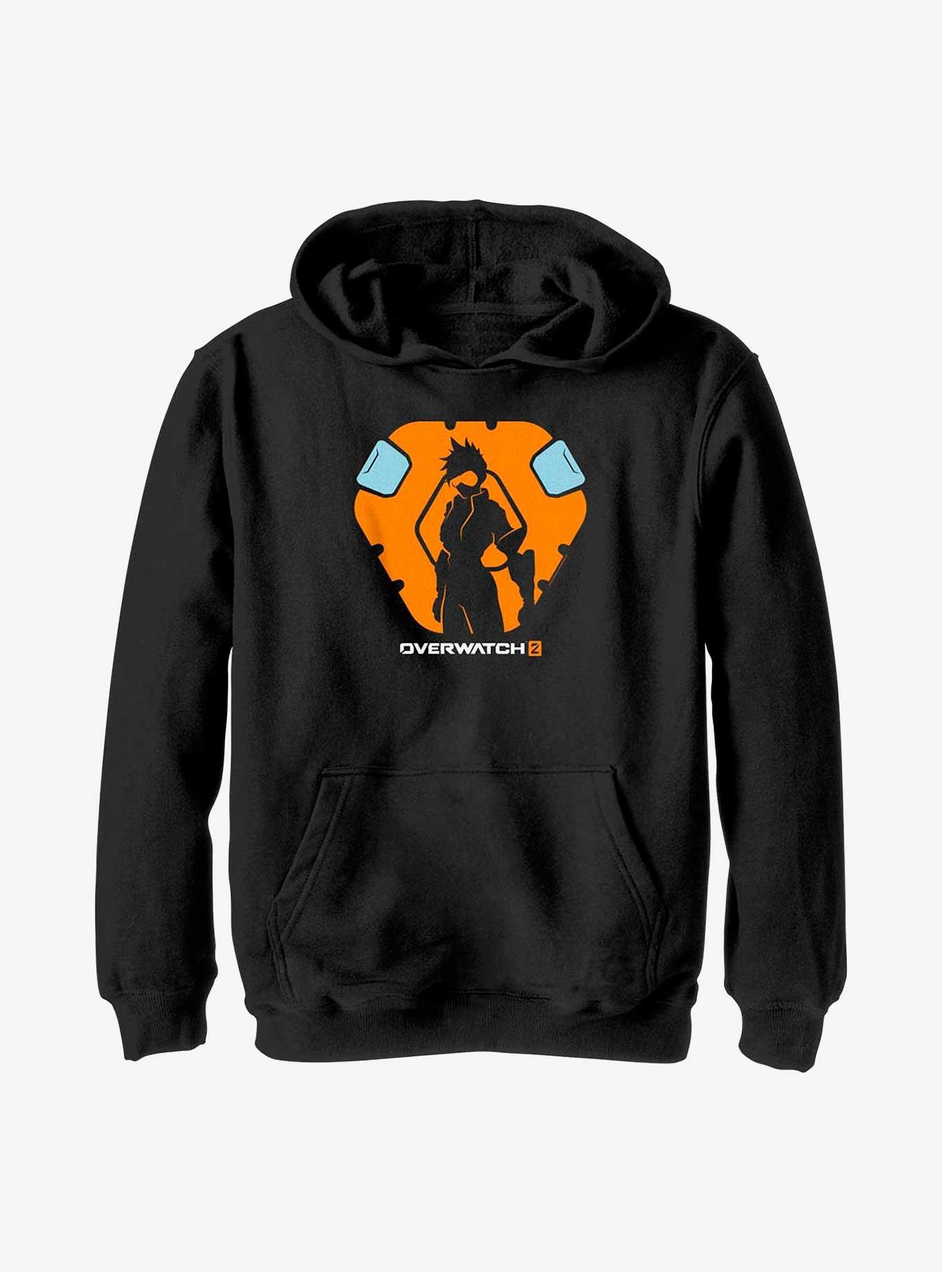 Overwatch 2 Trace Silhouette Youth Hoodie, BLACK, hi-res