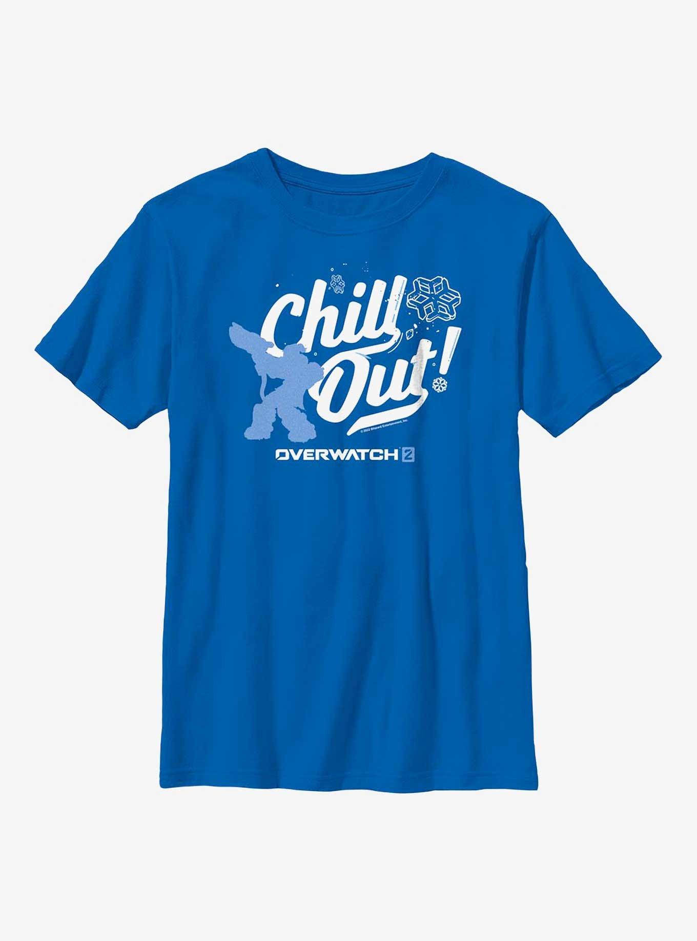 Overwatch 2 Chill Out Youth T-Shirt, ROYAL, hi-res