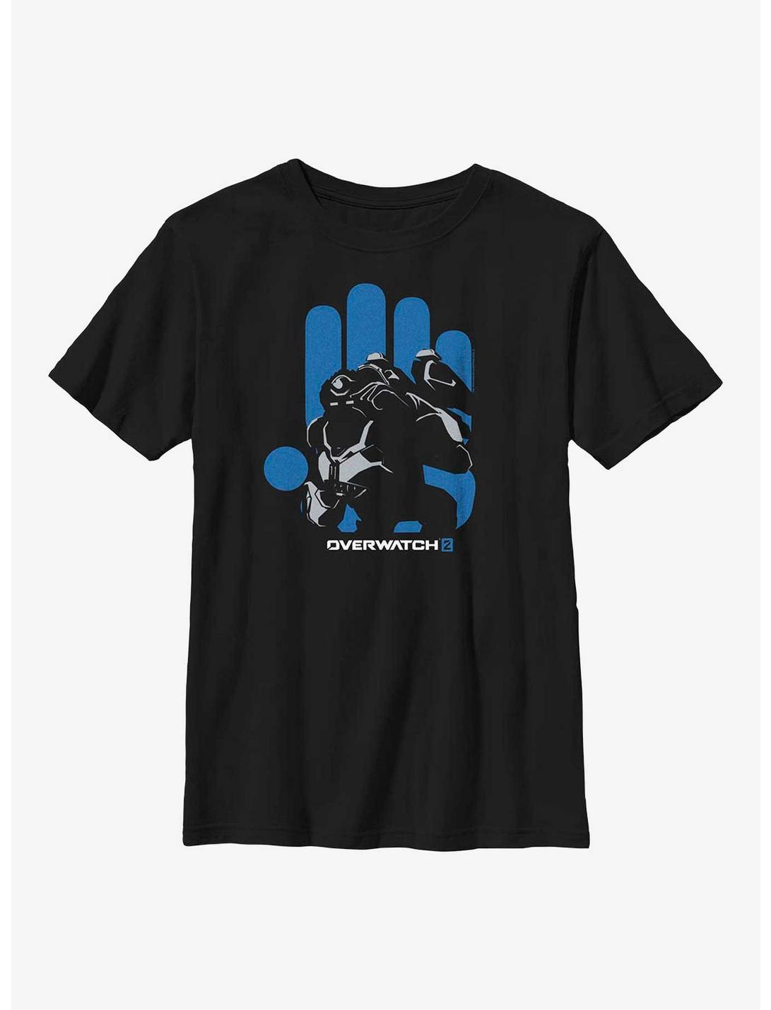 Overwatch 2 Winston Gorilla Hand Youth T-Shirt, BLACK, hi-res