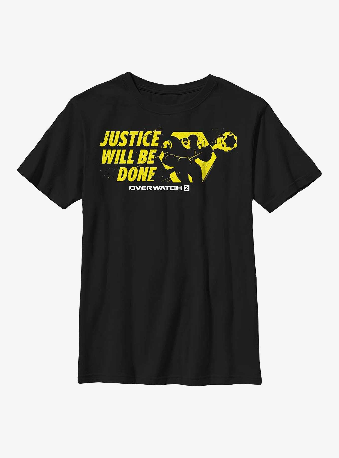 Overwatch 2 Reinhardt Justice Will Be Done Youth T-Shirt, , hi-res