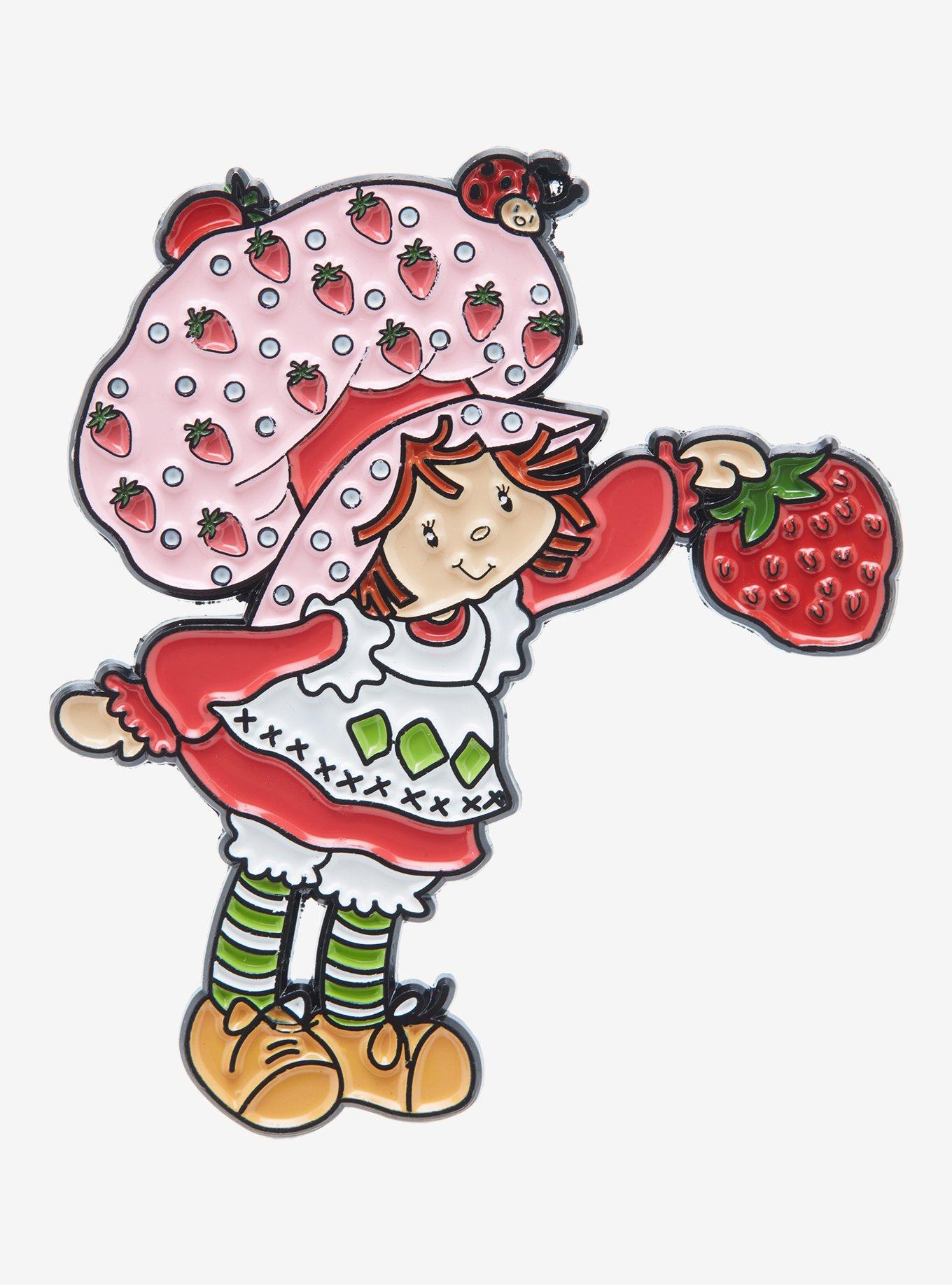 Strawberry Shortcake with Strawberry Enamel Pin - BoxLunch Exclusive, , hi-res