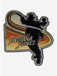 Indiana Jones Whip Silhouette Portrait Enamel Pin, , hi-res