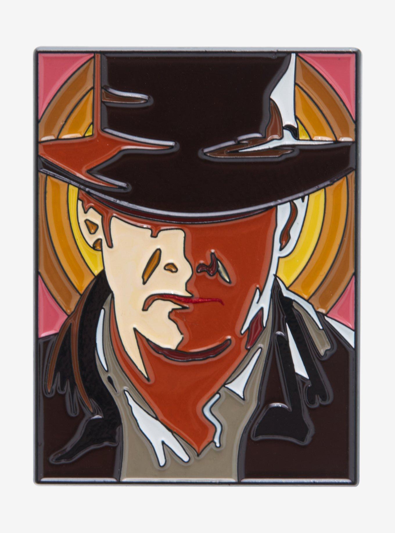Indiana Jones Tonal Portrait Enamel Pin, , hi-res