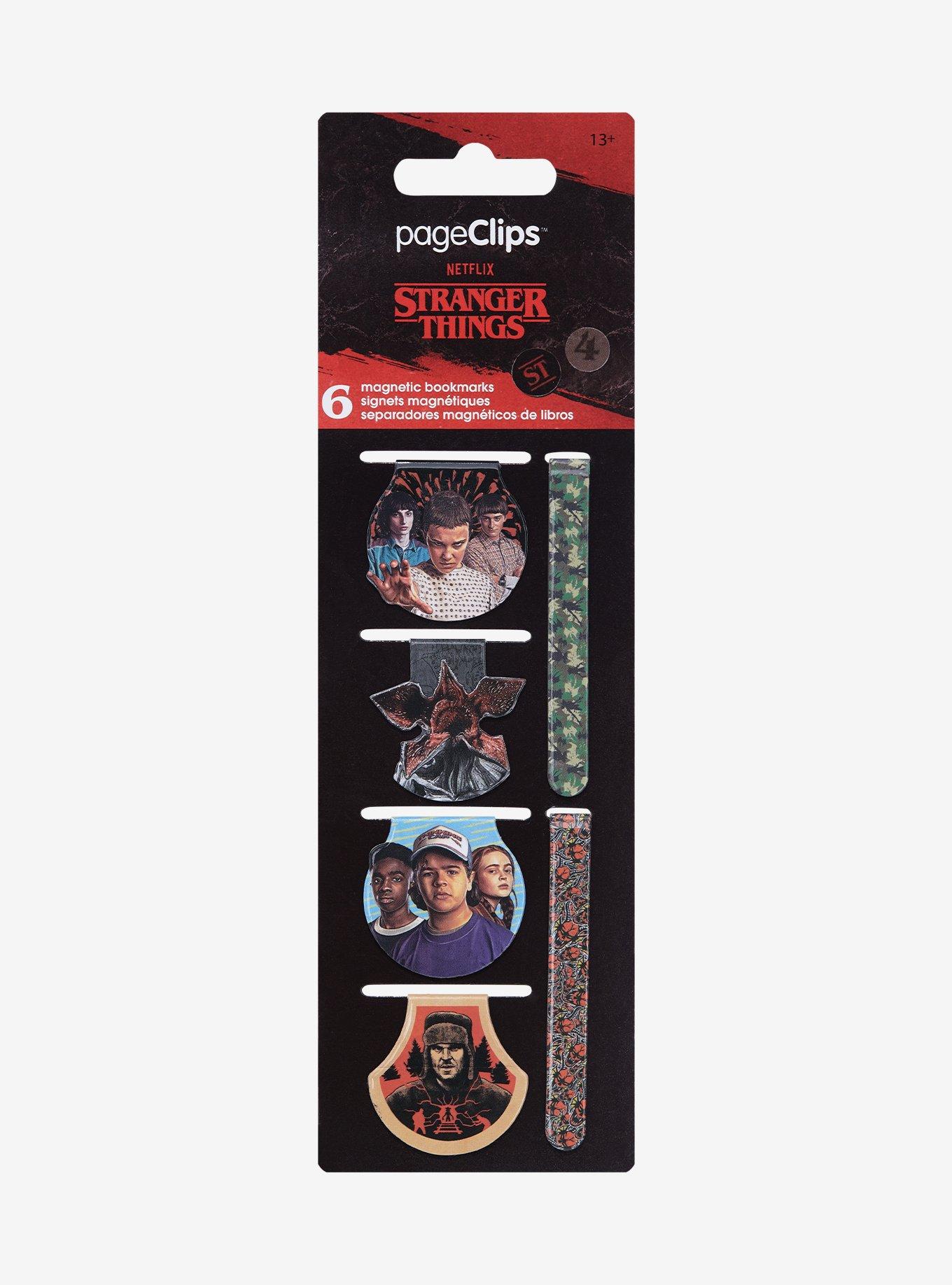 Stranger Things Characters Magnetic Bookmark Set, , hi-res