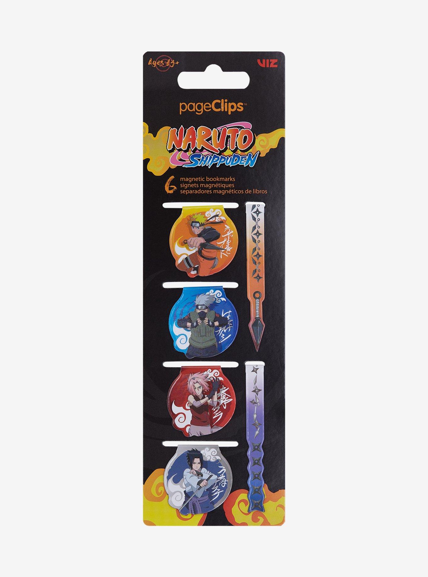 Naruto Shippuden Characters Magnetic Bookmark Set, , hi-res