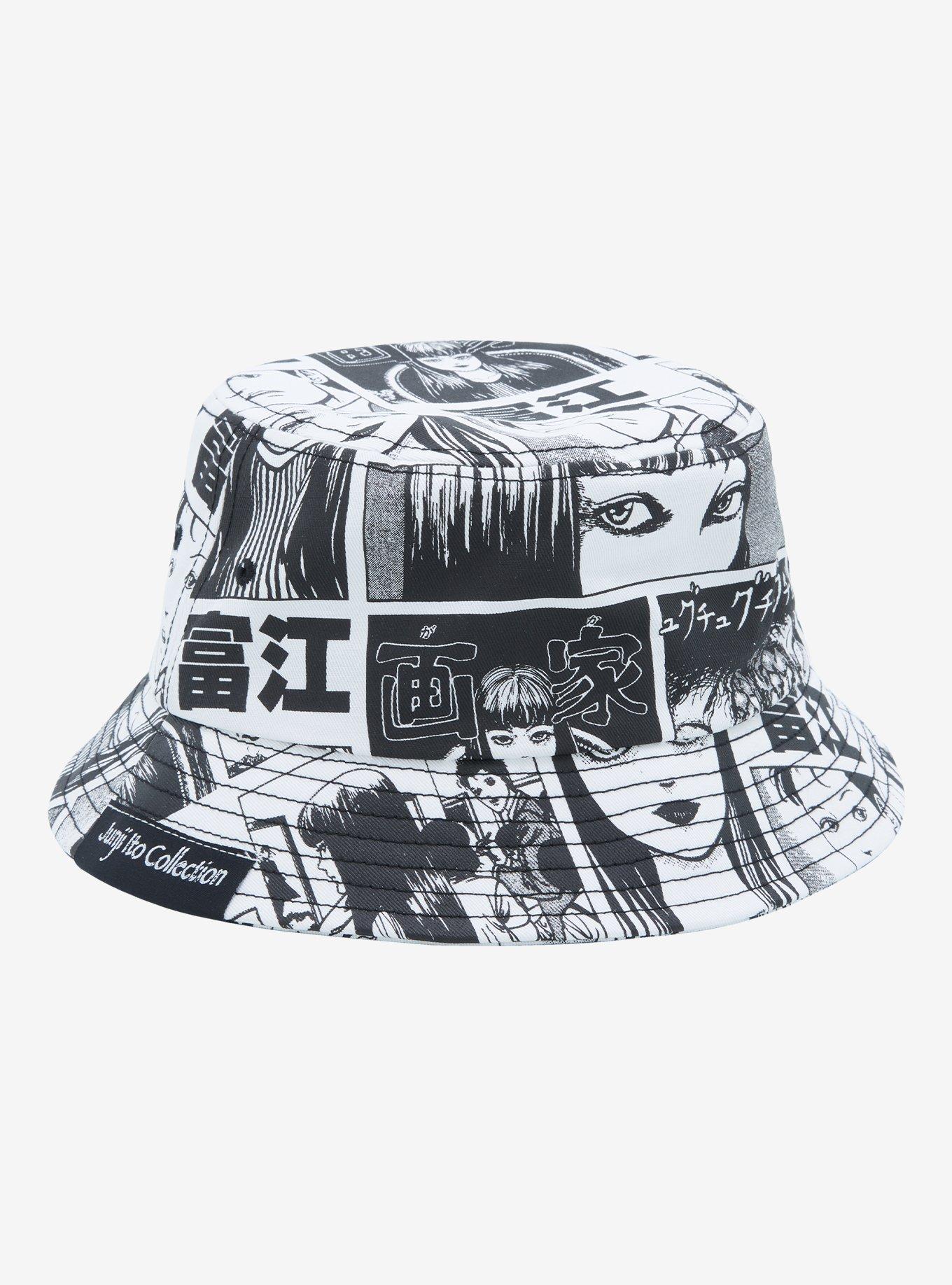 Junji Ito Faces Bucket Hat, , hi-res