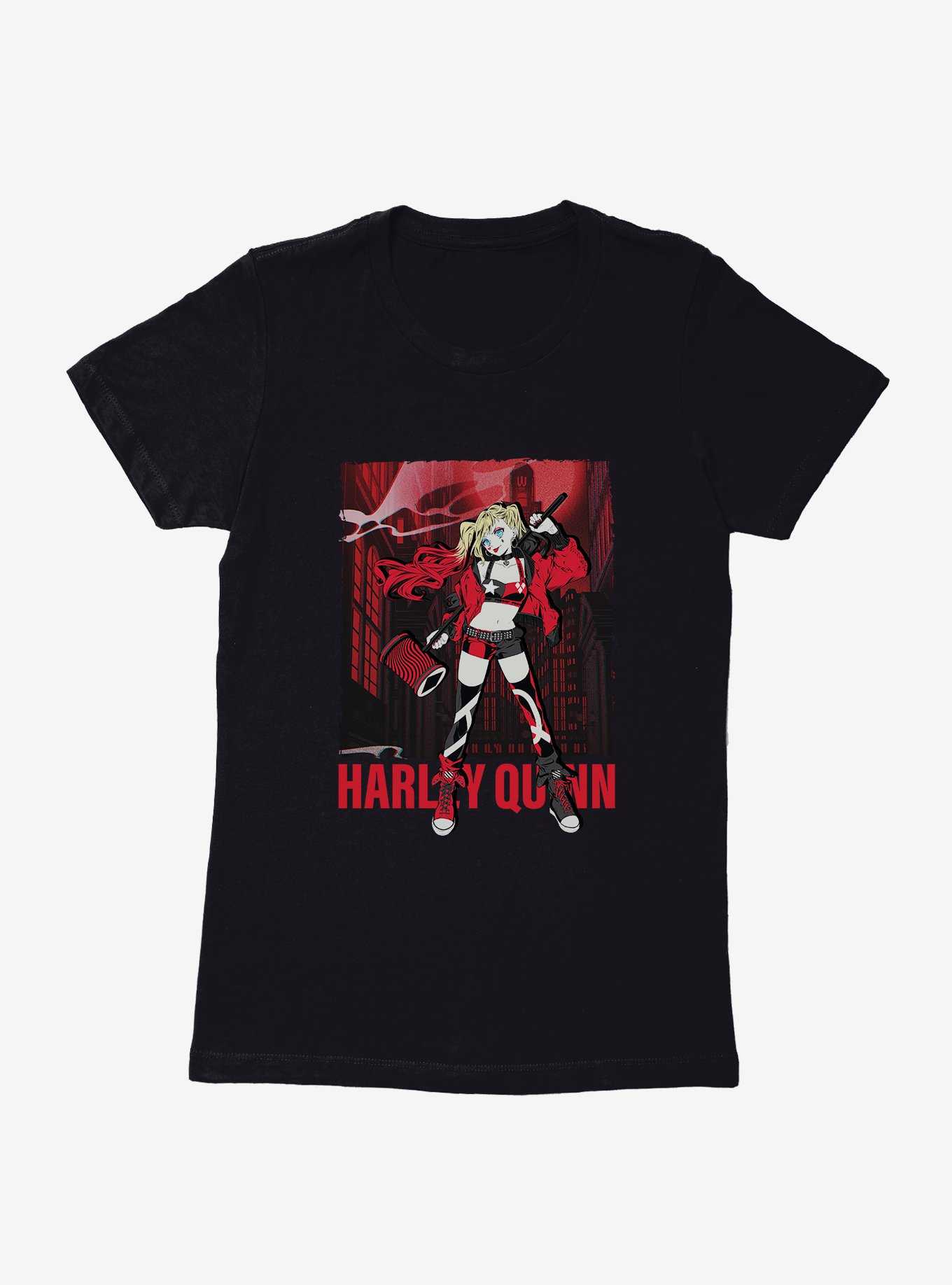 Harley Quinn Anime Gotham Womens T-Shirt, , hi-res